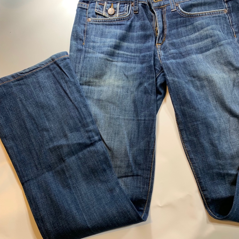 Joe’s | Denim Jeans 26 Flared Leg Cut Dark - Picture 7 of 12